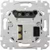 Wbudowany ściemniacz Merten MEG5171-0000, metaliczny, 220–230 V AC, 50–60 Hz, obciążenie rezystancyjne do 420 W