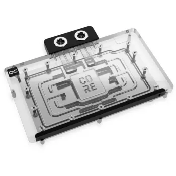 Backplate Alphacool 10259 Aluminium Chrome miedź Czarny 153.3mm