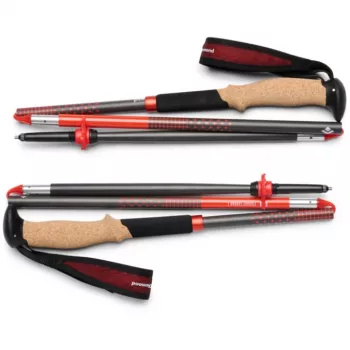 Kijki trekkingowe Pursuit Carbon Z, urządzenie fitness antracyt/pomarańczowy, 1 para, 110 cm