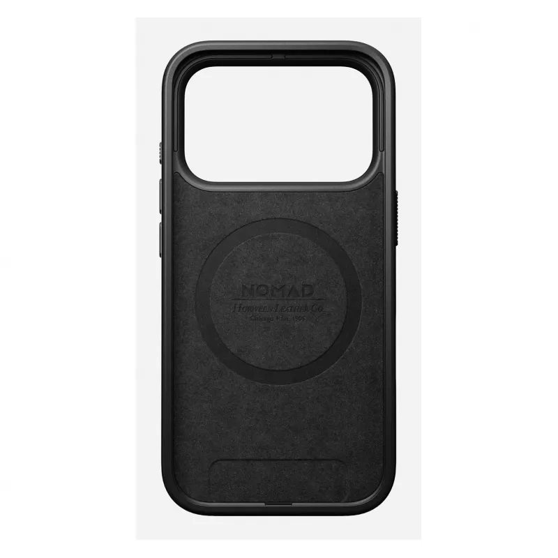Etui na telefon Nomad Modern Leather Case do iPhone 17 Pro, skóra + TPU + PC, pasuje do ekranu 16 cm (6,3 cala), Bordeaux