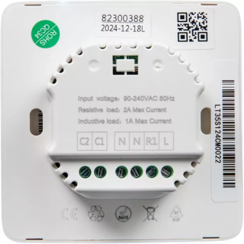 Shelly Plug & Play PbS LinkedGo Inteligentny Termostat do Ogrzewania Podłogowego Sterowanie Wi-Fi BT ST1820