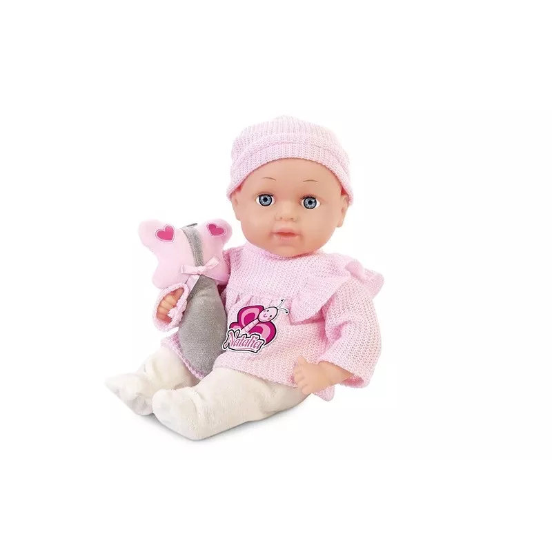 Lalka Artyk Natalia 33 cm z zabawką - lalka bobas Artyk 33 cm z akcesorium