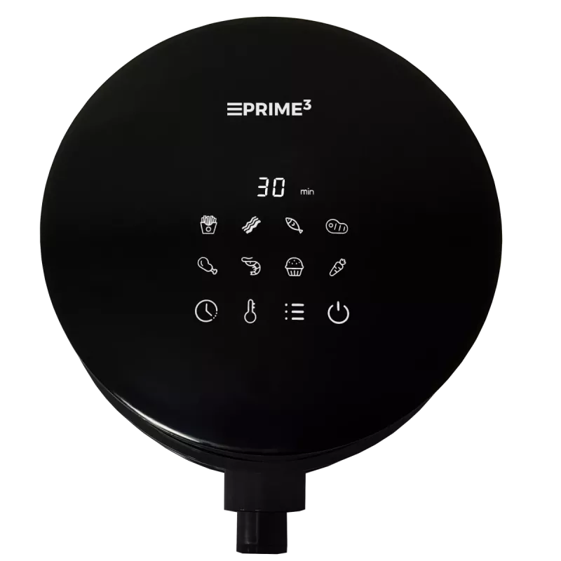 Frytkownica beztłuszczowa PRIME3 SAF31 – 2,5 l, 1200 W, gorące powietrze, czarna