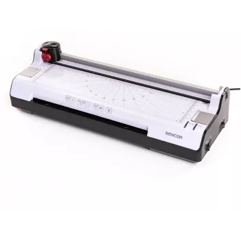 Laminator biurowy SENCOR SLA 230 A4, kompatybilny z arkuszami A4, zakres grubości kopert 2x75–2x125 mm