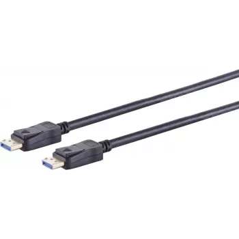 Kabel DisplayPort S/CONN 10-81045 3 m Czarny Złącze 1 DisplayPort Złącze 2 DisplayPort