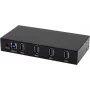 EXSYS EX-11234HMS Hub interfejsu USB 3.2 Gen 1 (3.1 Gen 1) Type-B 5000 Mbit/s Czarny (EX-11234HMS)