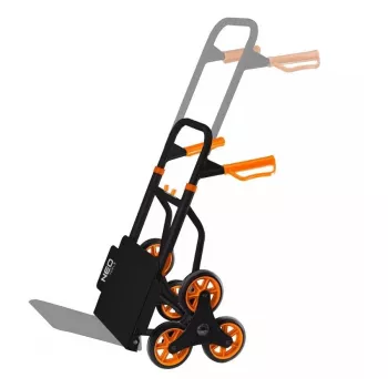 Składany wózek schodowy NEO tools 84-402, ręczny wózek transportowy, udźwig 150 kg