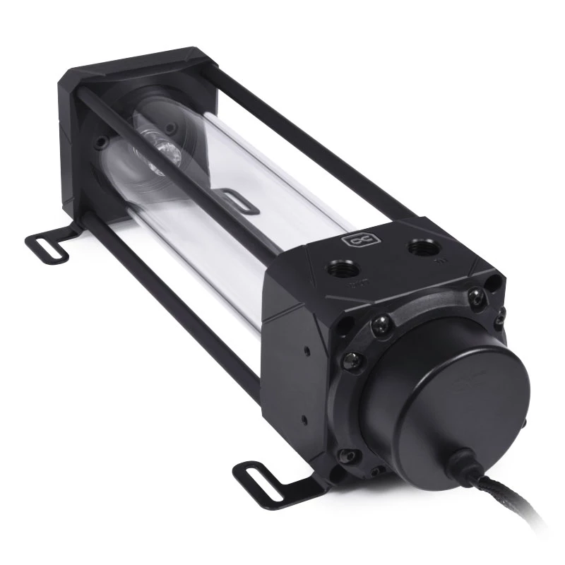 Blok wodny Alphacool 13326 Acetal Aluminium Glass Czarny Transparent