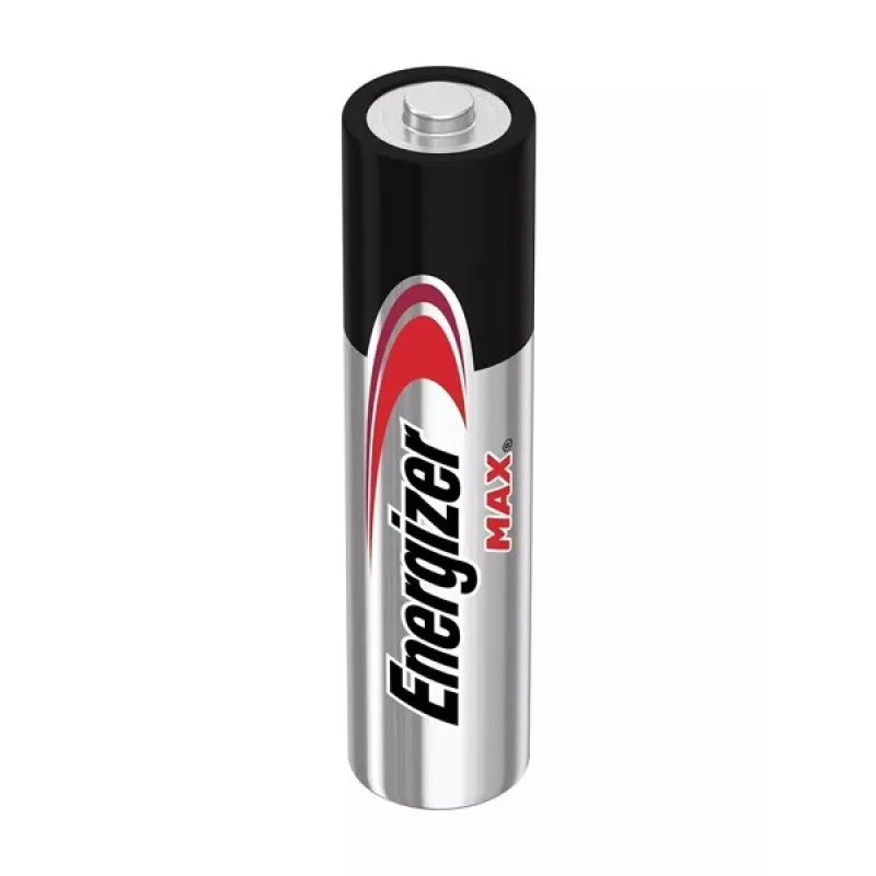 Bateria jednorazowa Energizer MAX AAA alkaliczna 1,5 V — opakowanie 8 szt., cylindryczna, 10-letni okres trwałości