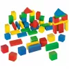 Eichhorn Kolorowe Klocki Drewniane 50, Zabawka konstrukcyjna