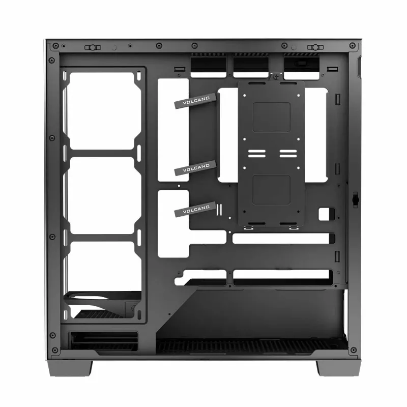 Obudowa PC MODECOM Volcano Stellar NF ATX midi tower, szkło hartowane, czarna, obsługuje płyty ATX/micro ATX, GPU do 420mm, chłodzenie CPU 175mm