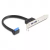 DeLOCK 83015 Wewnętrzny adapter USB 3.2 Gen 1 Czarny 5 Gbit/s