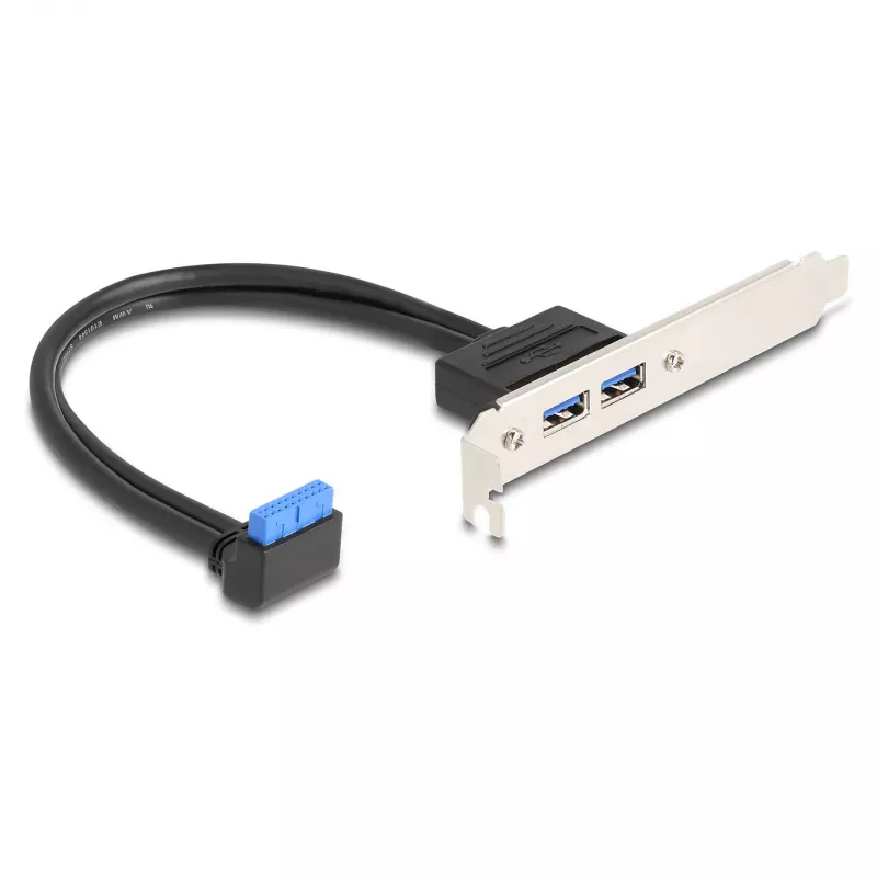DeLOCK 83015 Wewnętrzny adapter USB 3.2 Gen 1 Czarny 5 Gbit/s