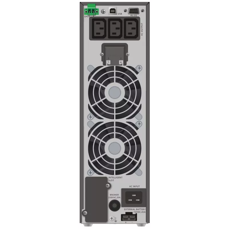 PowerWalker VFI 3000 TGS zasilacz awaryjny (UPS) z podwójną konwersją (Online) 3 kVA 2700 W 3 gniazda wyjściowe