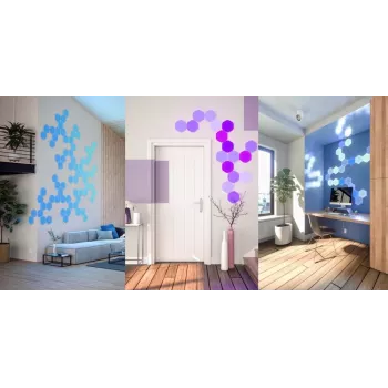 Nanoleaf HEXAGON SMARTER KIT LED Light Panels biały 7 pcs