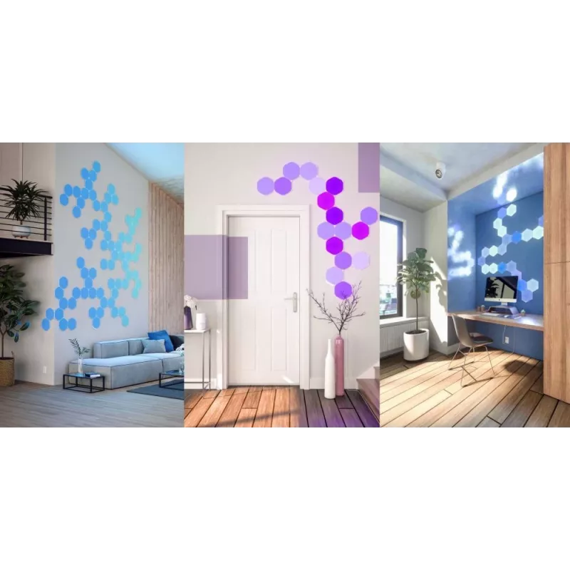 Nanoleaf HEXAGON SMARTER KIT LED Light Panels biały 7 pcs