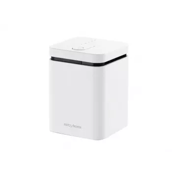 Dyfuzor zapachowy Stylies ELARA/biały — parowniczy, do pomieszczeń do 25 m², timer 2 h, zasilanie AC/bateria/USB, 1,3 W, 74×74×100 mm