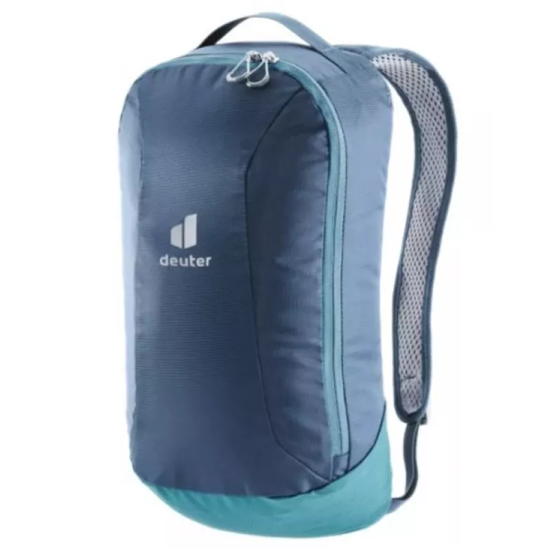 Nosidełko turystyczne Deuter Kid Comfort Pro, niebieskie, poliamid, maks. 22 kg, daszek przeciwsłoneczny, kieszeń boczna