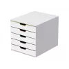 Pudełko do przechowywania plików Durable VARICOLOR Mix 5 Plastik Wielokolorowy Biały 762527