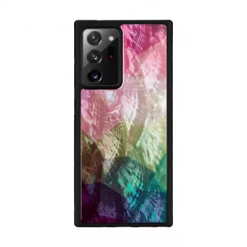 Etui ochronne iKins na Samsung Galaxy Note 20 Ultra — wzór kwiatu wodnego, czarne