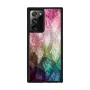 Etui ochronne iKins na Samsung Galaxy Note 20 Ultra — wzór kwiatu wodnego, czarne