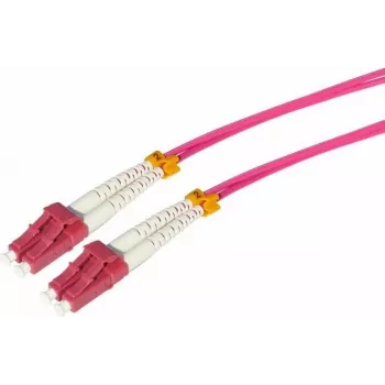 Tecline patchcord światłowodowy HD, 50/125 µm, wielomodowy, włókno OM4, wtyk LC duplex / wtyk SC duplex, fiolet wrzosowy, 3,0 m (798LS03)