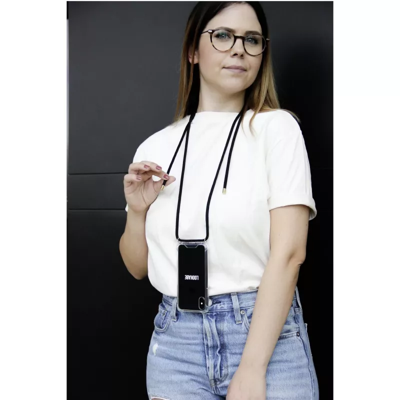Cover Coros LOO005 iPhone XS Max 16.5 cm (6.5 cala) Czarny Transparentny