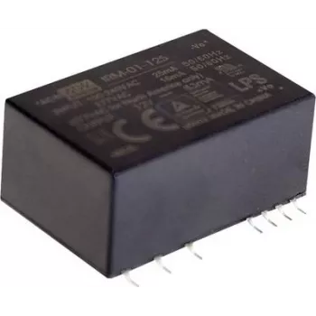 Przetwornica DC/DC MEAN WELL IRM-01-12S, 1 W, wyjście 12 V, wejście 85–305 V, RoHS