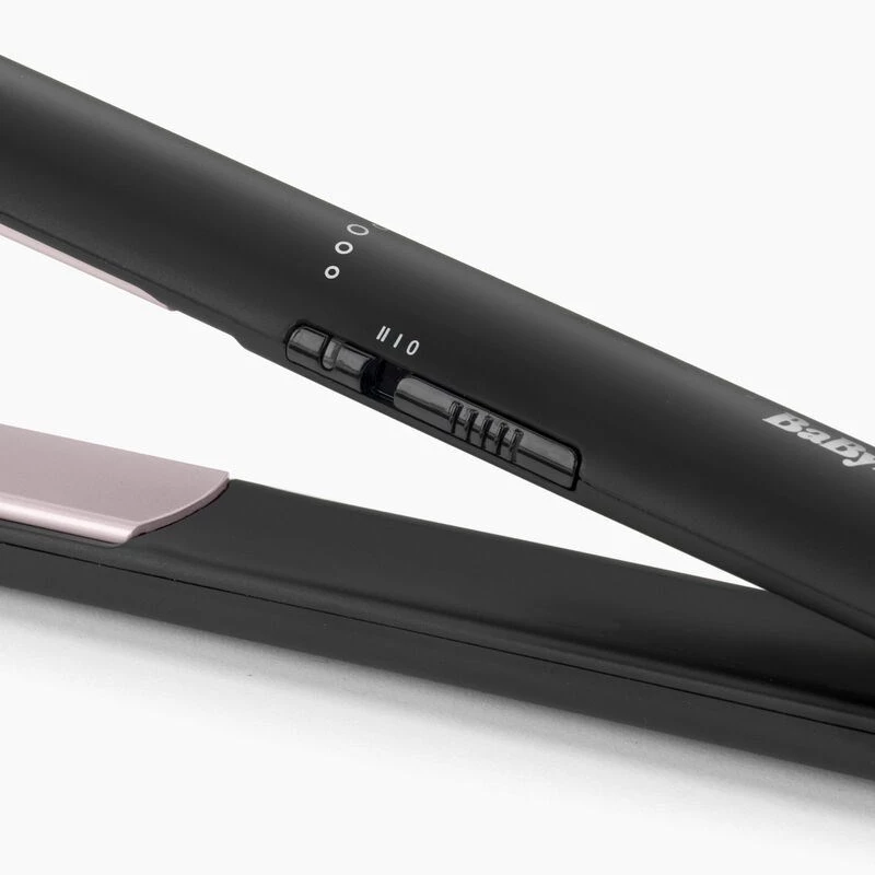 Prostownica BaByliss CERAMIC 230 — Płytki ceramiczne, 2 poziomy temperatury, przewód 1,8 m, czarny