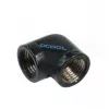 Alphacool HF L-connector G1/4 IG to G1/4 IG - Deep Czarny (17042)