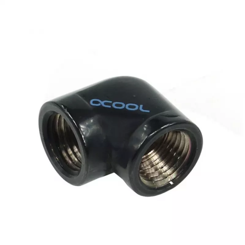 Alphacool HF L-connector G1/4 IG to G1/4 IG - Deep Czarny (17042)