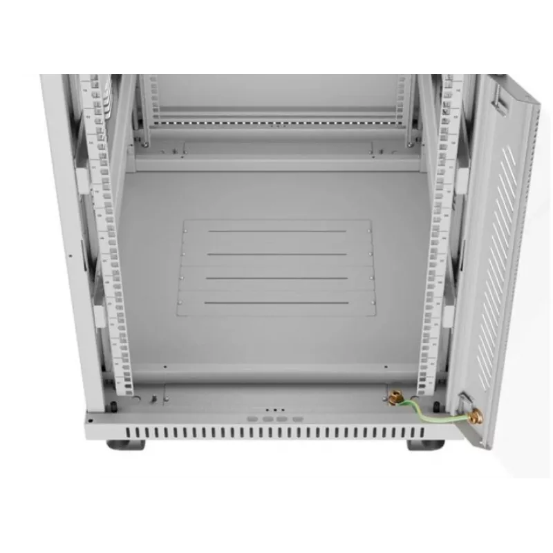 Wolnostojąca szafa rack LANBERG FF01-6815-12SL 15U, 600×800×922 mm, 1200 kg, IP20, szary
