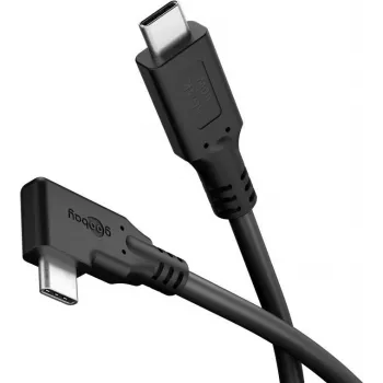 Goobay USB-C -Cable 90° 2 m czarny - 60 W 5 Gbit/s Power Delivery (79422)