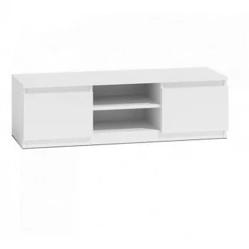 Topeshop RTV120 BIEL TV stand/entertainment centre 2 shelves