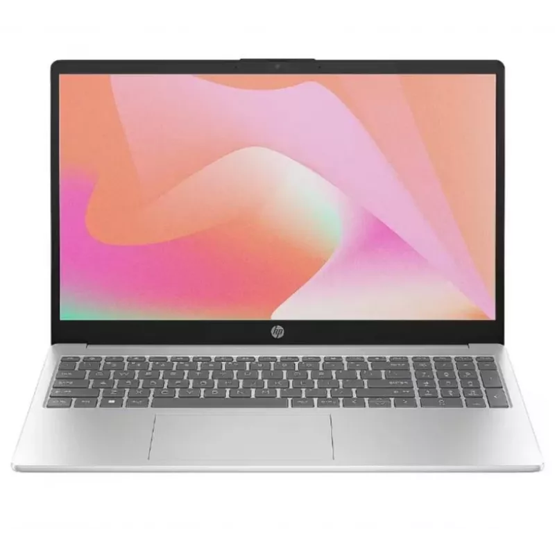 HP 15-fd0066nw i3-N305 15.6FHD 250nit AG 8GB DDR4 SSD512 Intel UHD Kamera 720p 41Wh Bez systemu Naturalny Srebrny 2 lata gwarancji