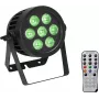 LED PAR Light EUROLITE 7x8W QCL Spot — 7x8W diod LED RGBW, kompaktowa oprawa sceniczna/studyjna
