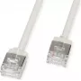 ROLINE U/FTP kabel krosowy Cat.6A Ultra- kurzer RJ45 szary 1m - sieć - FTP (21.15.4501)
