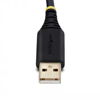 StarTech.com 13ft (4m) 2-portowy adapter kablowya USB na szeregowy, wymienne śruby/nakrętki DB9, zachowanie COM, USB-A na DB9 RS232, FTDI, ochrona ESD poziomu 4, Windows/macOS/ChromeOS/Linux — wytrzymała konstrukcja TPE