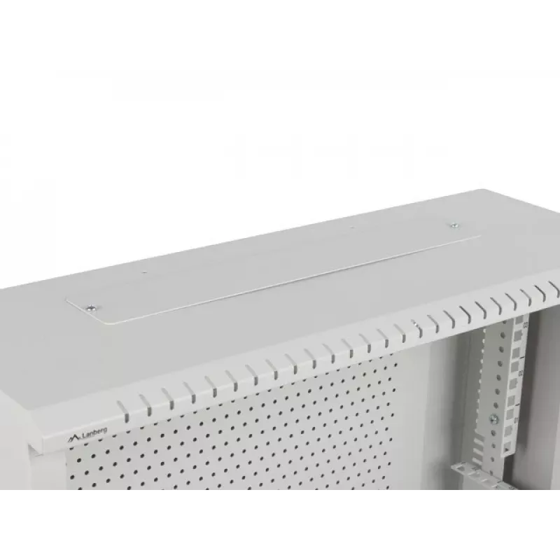 Szafa Rack Lanberg 19 4U+3U 540x200mm, Niskoprofilowa, Wisząca, Szara