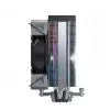 Chłodzenie powietrzne Montech NX400 ARGB, wentylator 120 mm, FDB, 800–1950 RPM, TDP 270 W, czarny