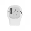 Podróżny adapter ścienny GEMBIRD TPA-1A2C20-02-W 20W — 1×USB-A + 2×USB-C, wtyczka typu G, 100–250V, biały