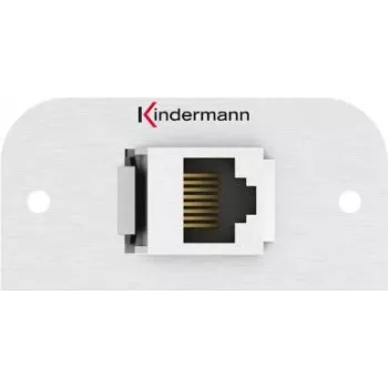 Kindermann 7441000526 Aluminiowe gniazdo RJ-45 (7441000526)