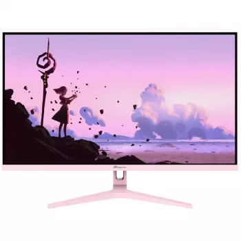 Monitor komputerowy Arozzi Nova 32 cale (80 cm) 2560×1440 Quad HD LED 1 ms 16:9 Różowy z głośnikami i VESA
