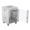 Szafa rack Lanberg FF01-6615-12SL 15U wolnostojąca szary
