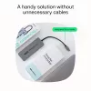 Hub USB zielony Cell HUB-GC-C4A — 4-portowy hub USB-C 3.0