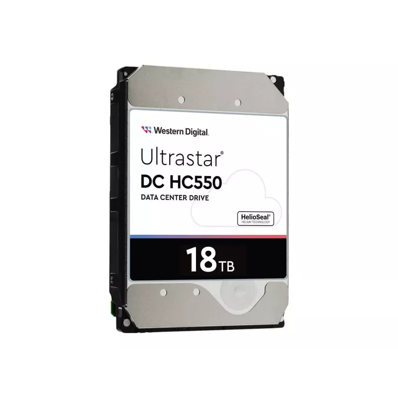 Western Digital Ultrastar DC HC550 18 TB 3,5 cala SAS 12 Gb/s dysk twardy HDD klasy enterprise, 7200 obr./min, 512 MB (0F38353 / WUH721818AL5204)