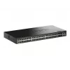 D-Link 52-portowy zarządzalny przełącznik stackowalny Gigabit Smart z 4 portami 10G SFP+