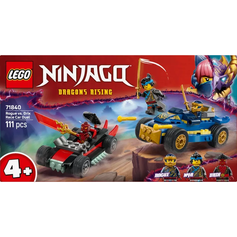 Klocki Ninjago 71840 Wyścigowy Pojedynek Rogue vs Drix