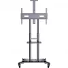 HAGOR HP Twin Stand HD - Wózek - do płaskich ekranów / sprzętu AV - Czarny - Przekątna ekranu: 140-213 cm (55-84) - Interfejs montażowy: do 800 x 500 mm (8210)