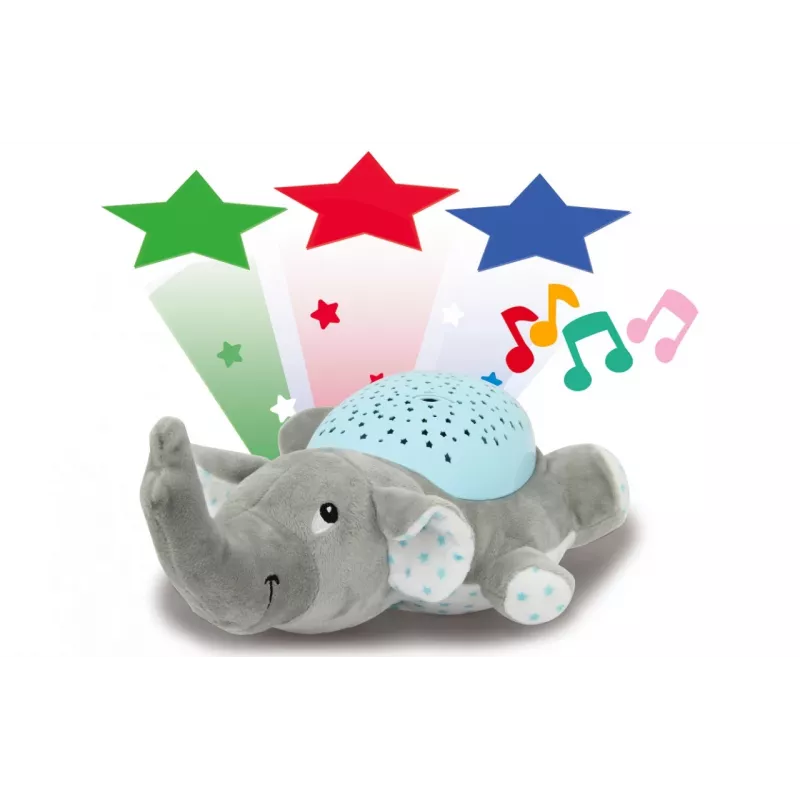 Jamara Dreamy Elephant Lampka nocna dla dzieci niebiesko-szara (460432)